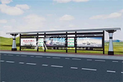 [20.8.13]甘肅省定制款公交候車亭裝車發(fā)貨